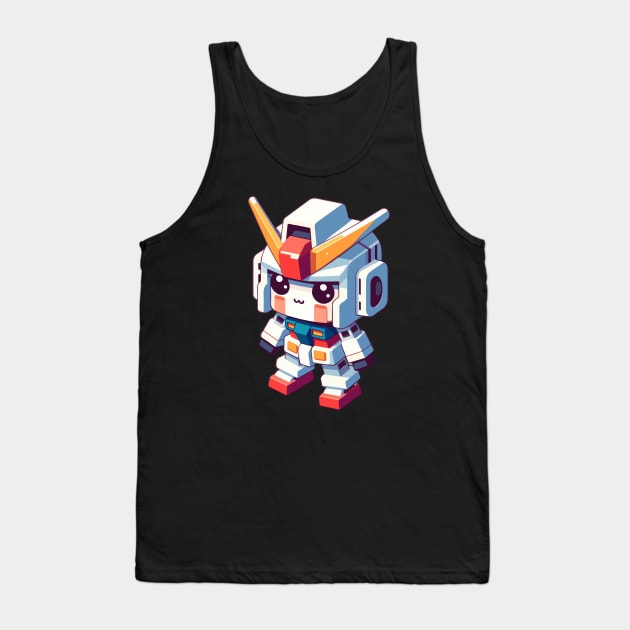 Chibi Gundam Rx 78 Tank Top by Chibi Pops